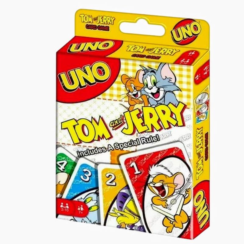 GENERICO - Juego de Cartas UNO Clásico TOM and JERRY