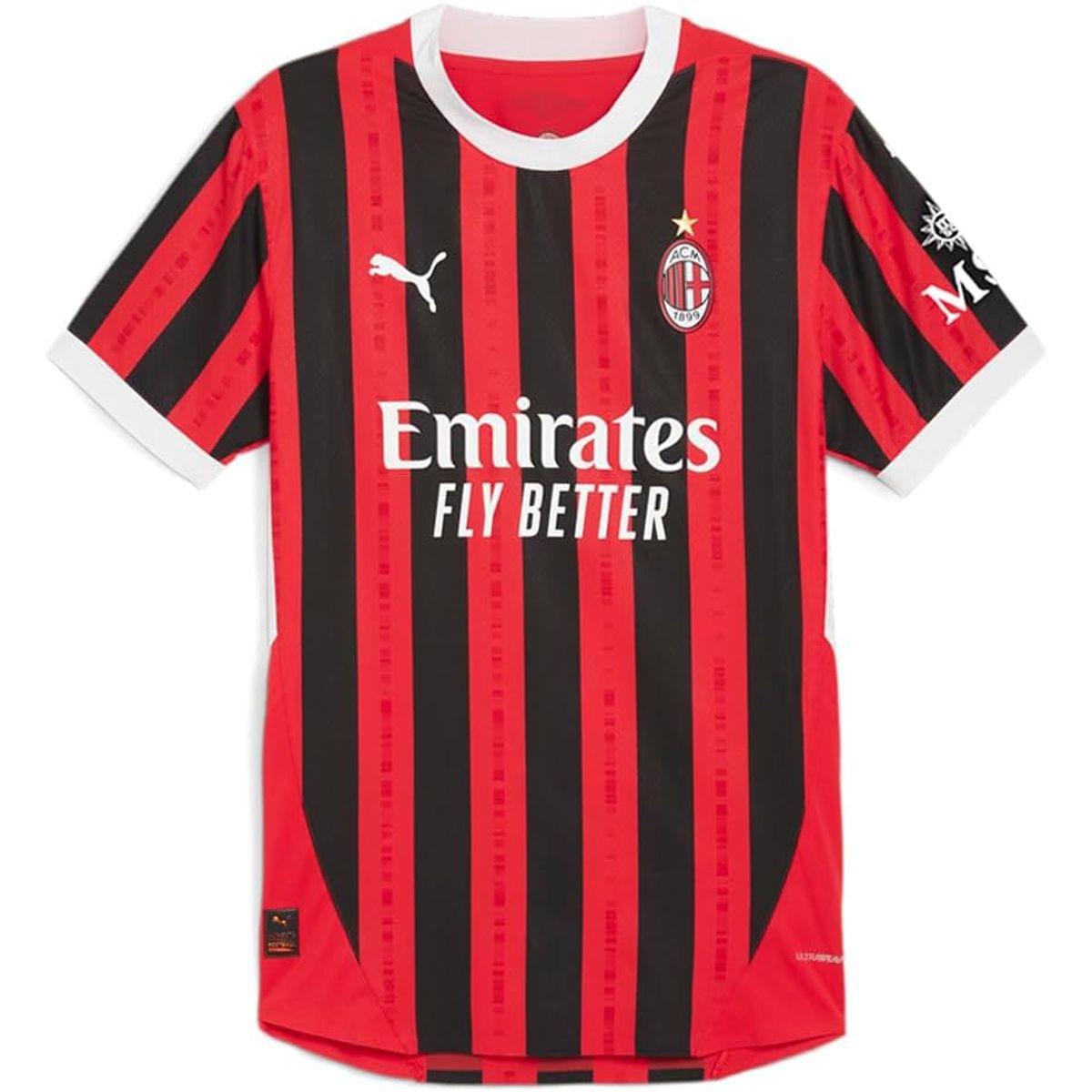 PUMA - Camiseta  Ac Milan PUMA Hombre Manga Corta Auténtica