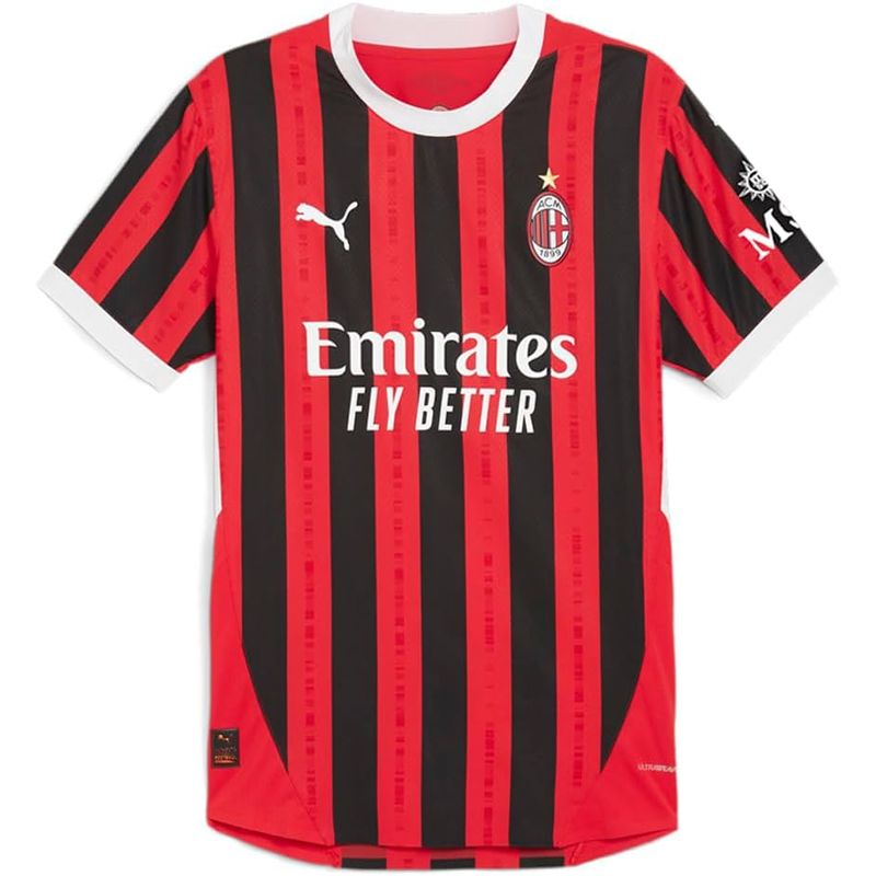 PUMA - Camiseta de fútbol PUMA Ac Milan Hombre Manga Corta
