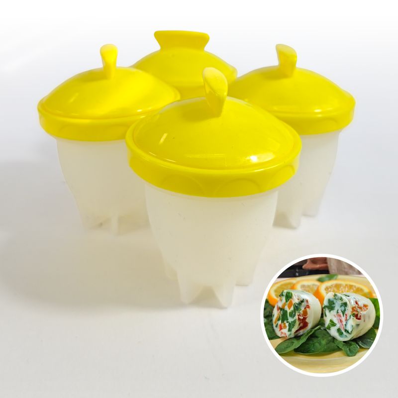 TV NOVEDADES - Moldes Para Cocinar Huevos Sin Cáscara Set X4 Eggciters