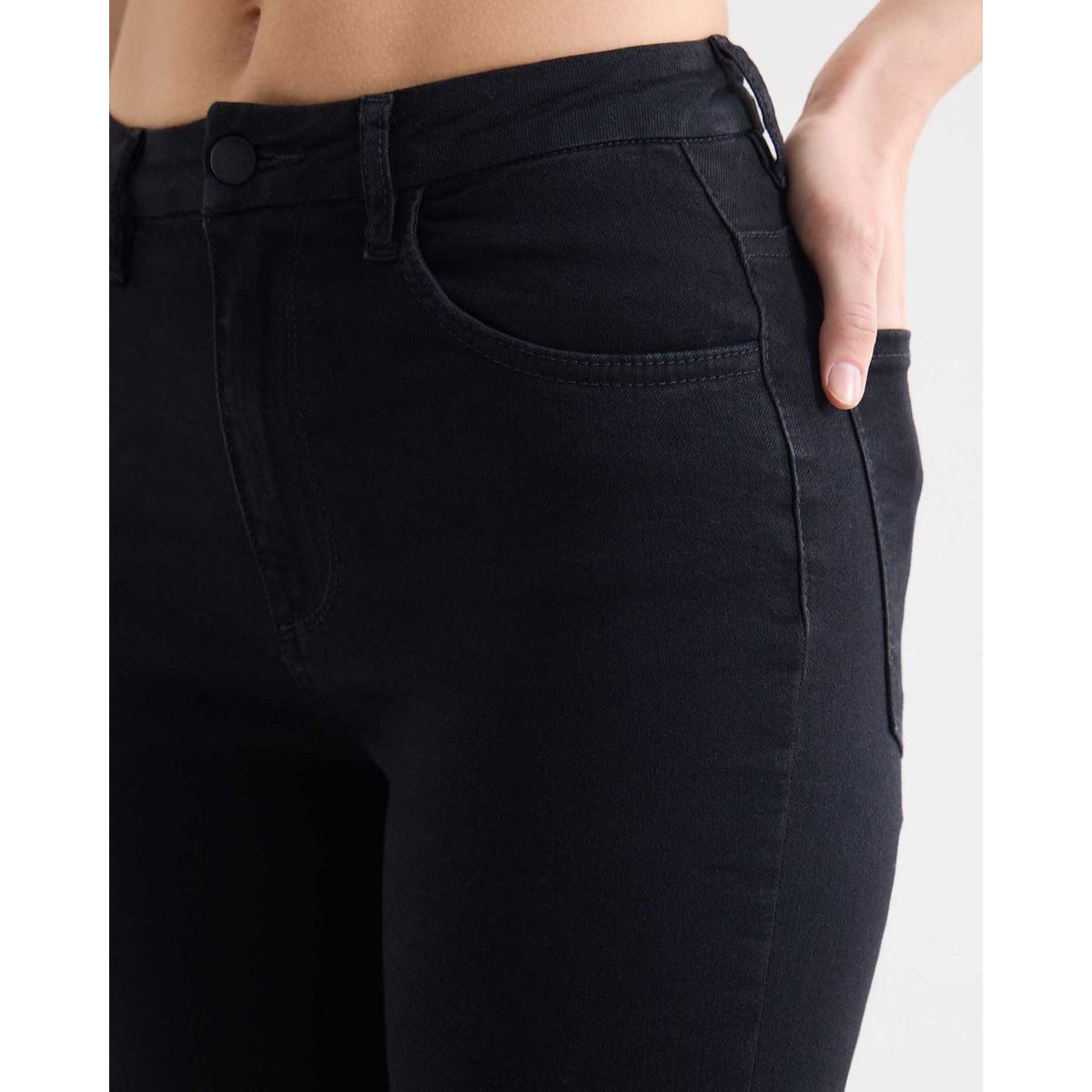 SEVEN SEVEN - Jean Para Mujer Curvy Color Negro Marca Seven Seven #28160969