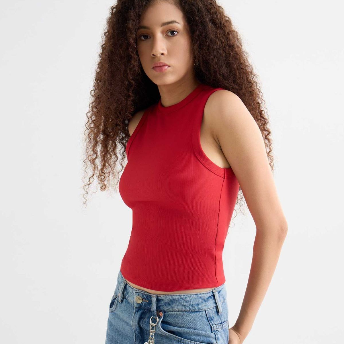 SEVEN SEVEN - Camiseta De Mujer  Color Rojo Marca Seven Seven #28096389