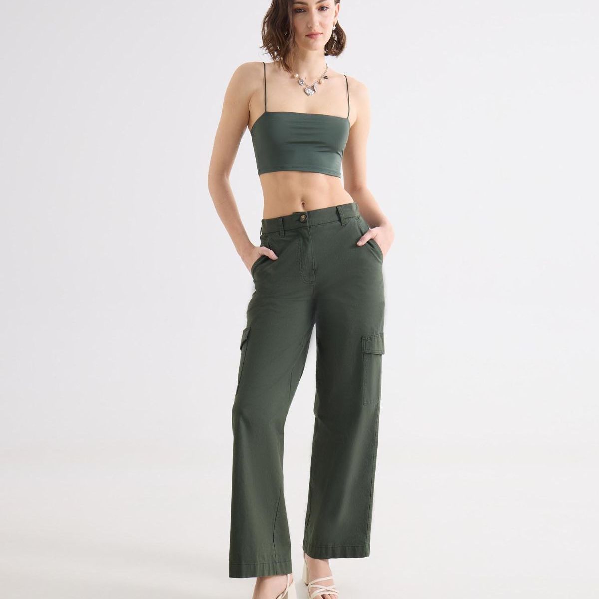 SEVEN SEVEN - Pantalón Para Mujer Moda Color Verde Marca Seven Seven #28071920
