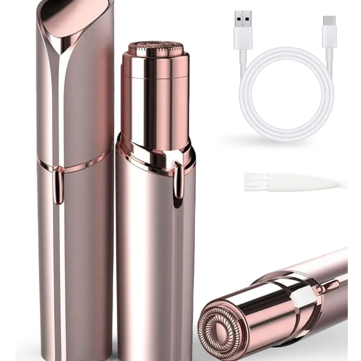 FLAWLESS - Depiladora Facial Eléctrica Para Mujer Con Luz Recargable