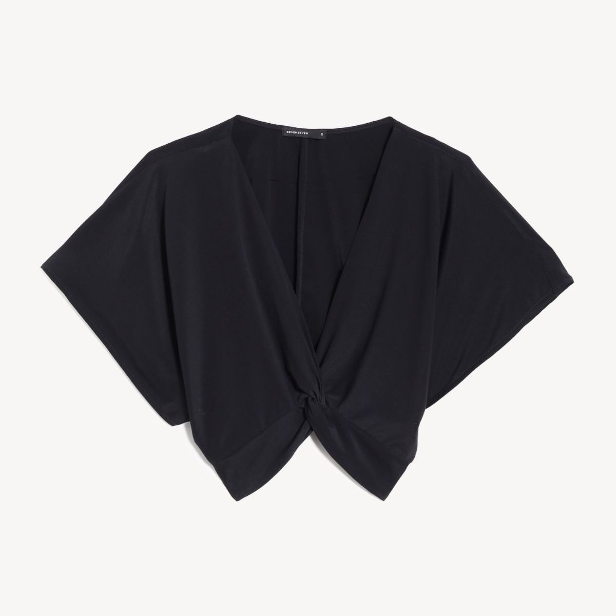 SEVEN SEVEN - Blusa Para Mujer Manga Corta Color Negro Marca Seven Seven #28124108