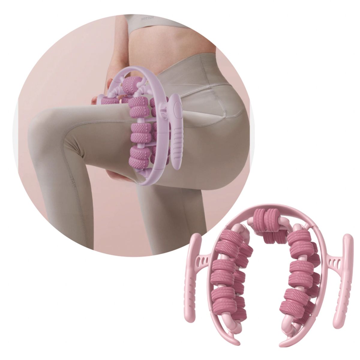 MULTIPLACE COLOMBIA - Rodillo de Masaje Anticelulitis Manual 360°-