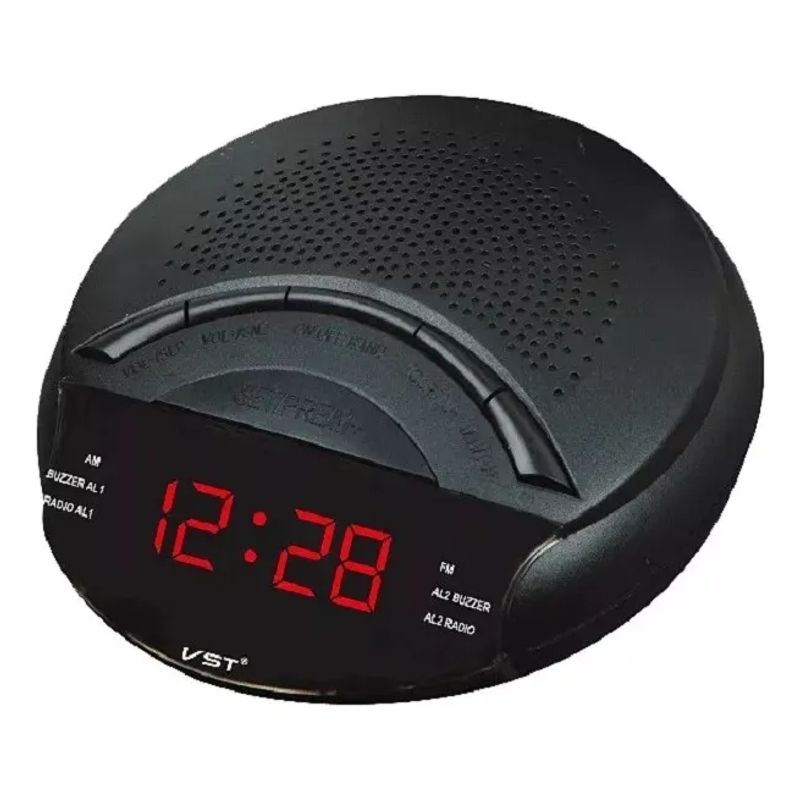 GENERICO - Reloj Despertador Digital 24 Horas Mesita Noche Dormitorio