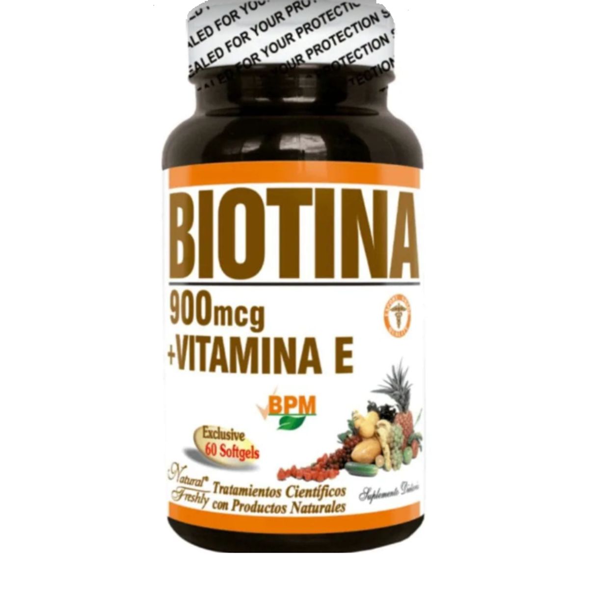 NATURAL FRESHLY - ALIMENTO CON COLAGENO + VITAMINAS BIOTINA 900MCG- NATURAL FRESHLY