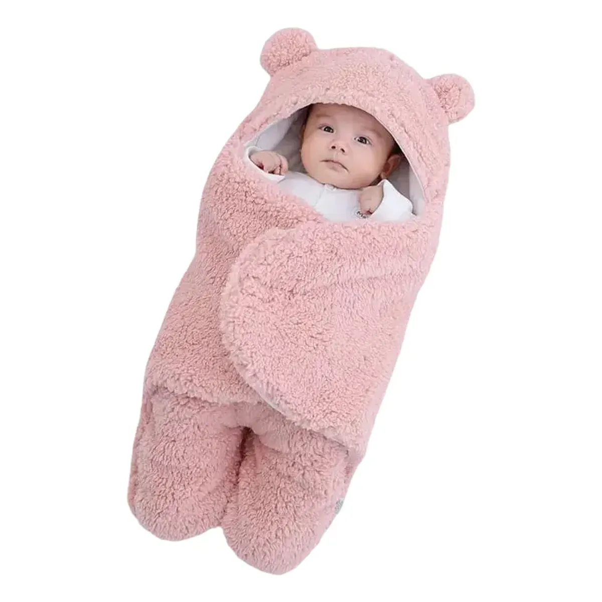 GENERICO - Cobertor Manta Suave Para Bebé Con Diseño Oso Cobija Térmica Infantil