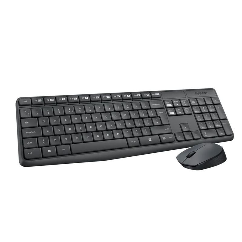 LOGITECH - Combo Inalámbrico Teclado y Mouse Logitech Mk235