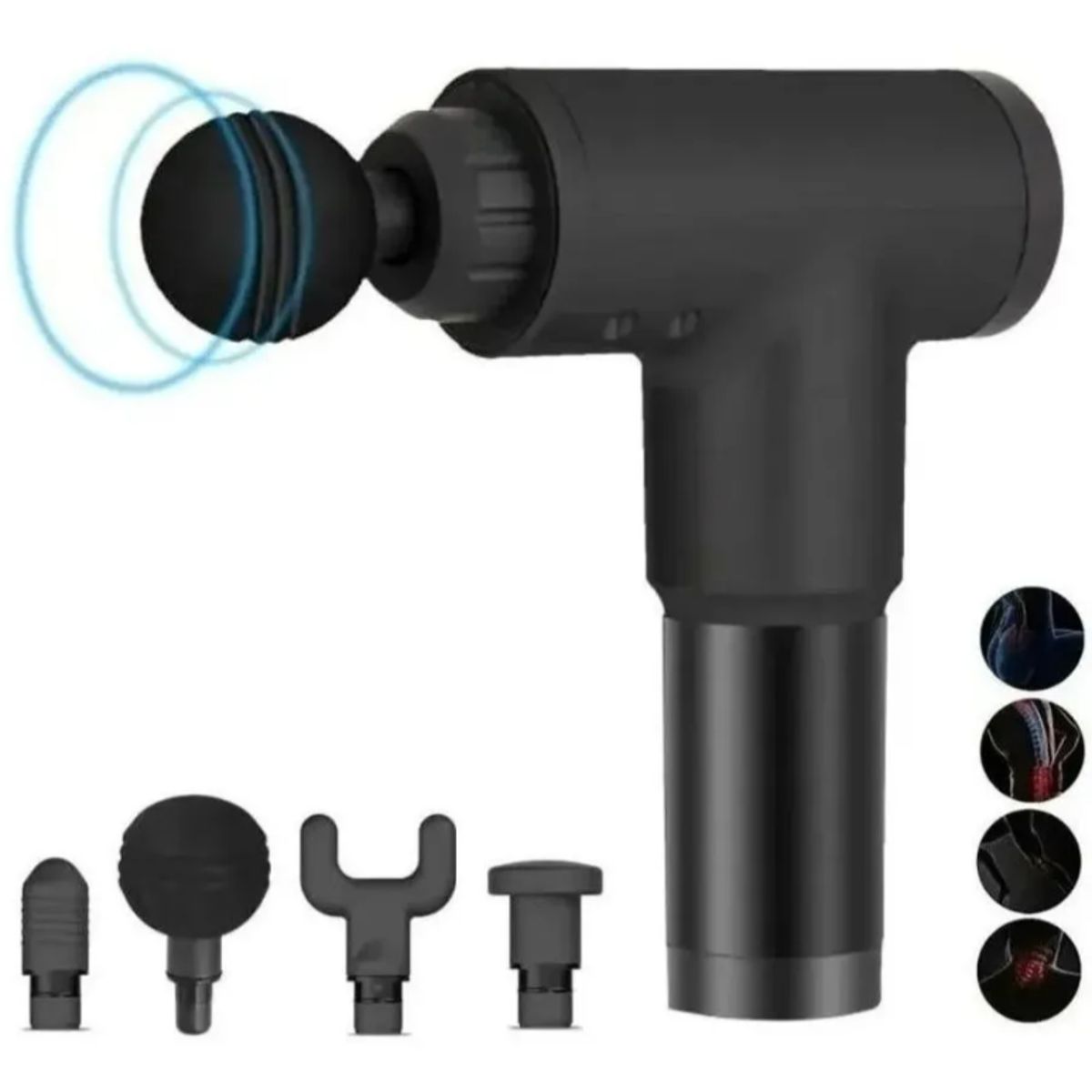 GENERICO - Masajeador muscular tejido profundo terapéutica negro