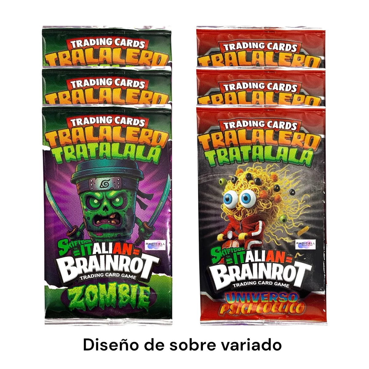 GENERICO - 150 Cartas Italian Brainrot Tralalero Tralala Coleccionables