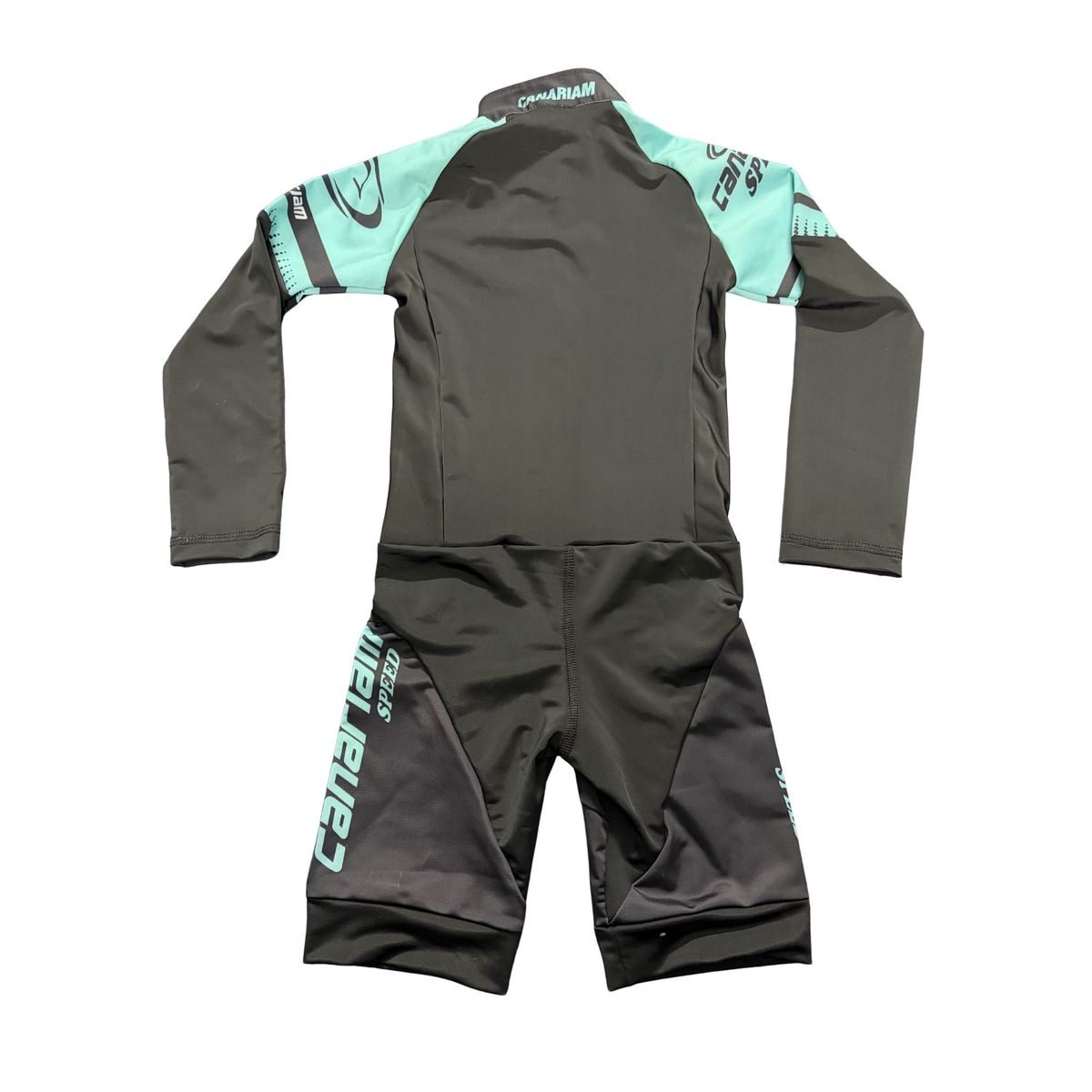 DISTRIONLINE - Uniforme Patinaje Licra Niñas Entrenamiento Y Competencia Color Turquesa Talla 12