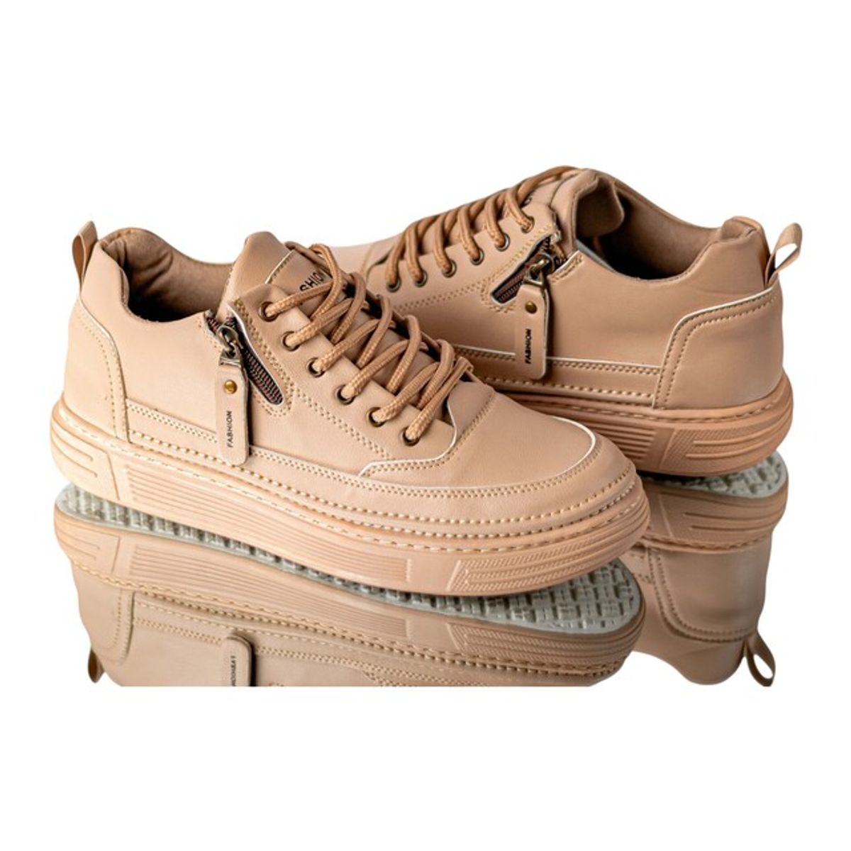 NACIONAL - Tenis Zipper Casuales Caballero