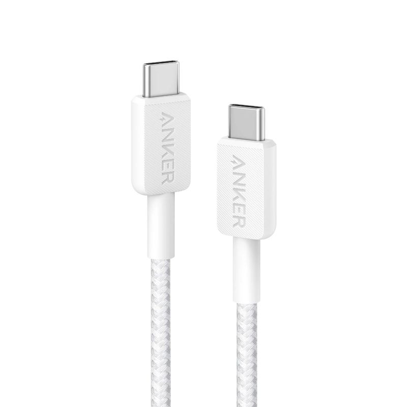 ANKER - Cable Anker 322 USB-C a USB-C Blanco 18m