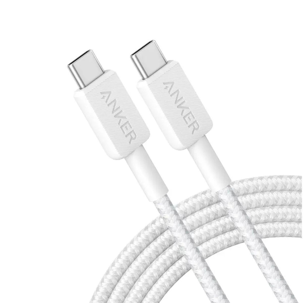 ANKER - Cable Anker 322 USB-C a USB-C Blanco 1.8m