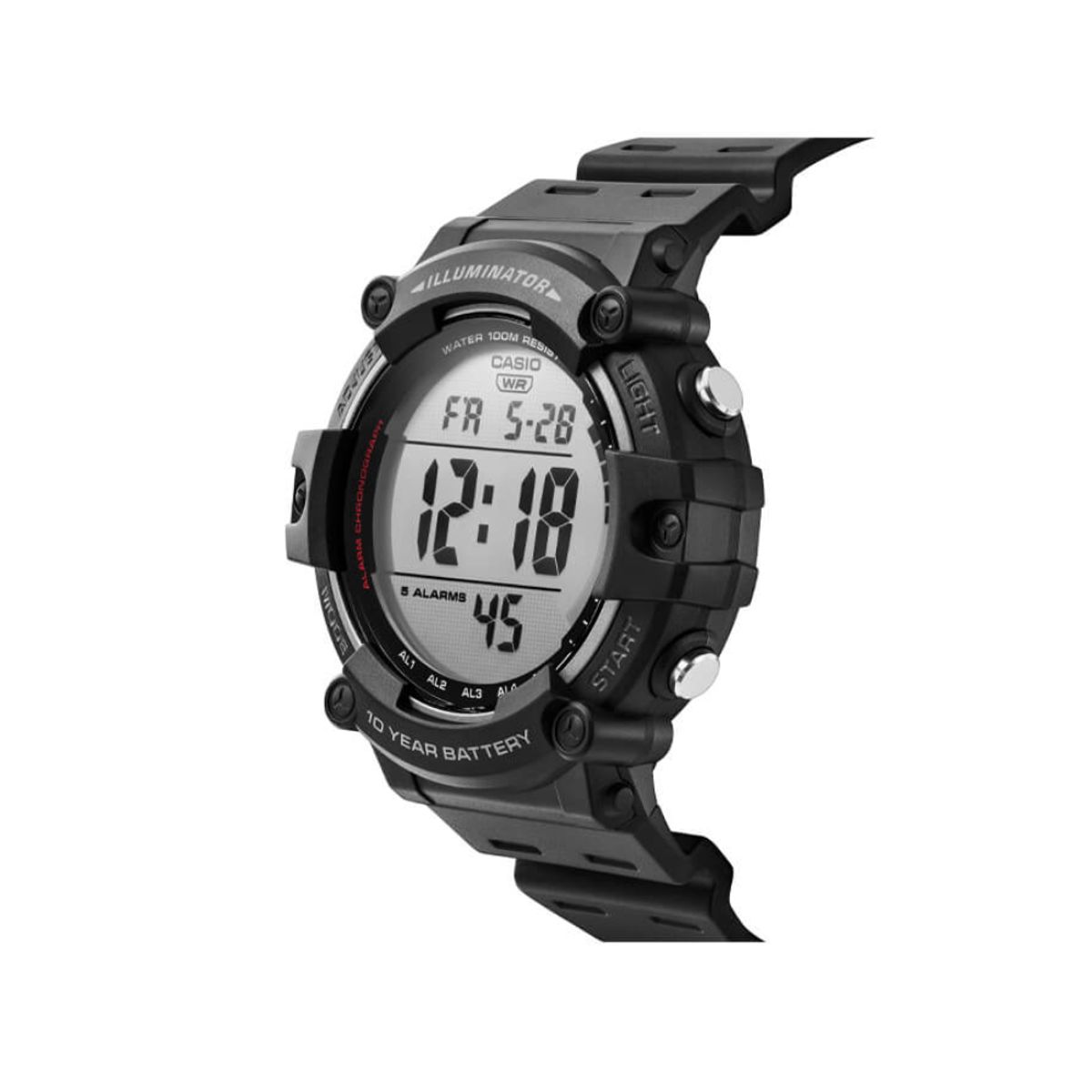 CASIO - Reloj Casio Para Hombre Deportivo AE-1500WH-1A Negro