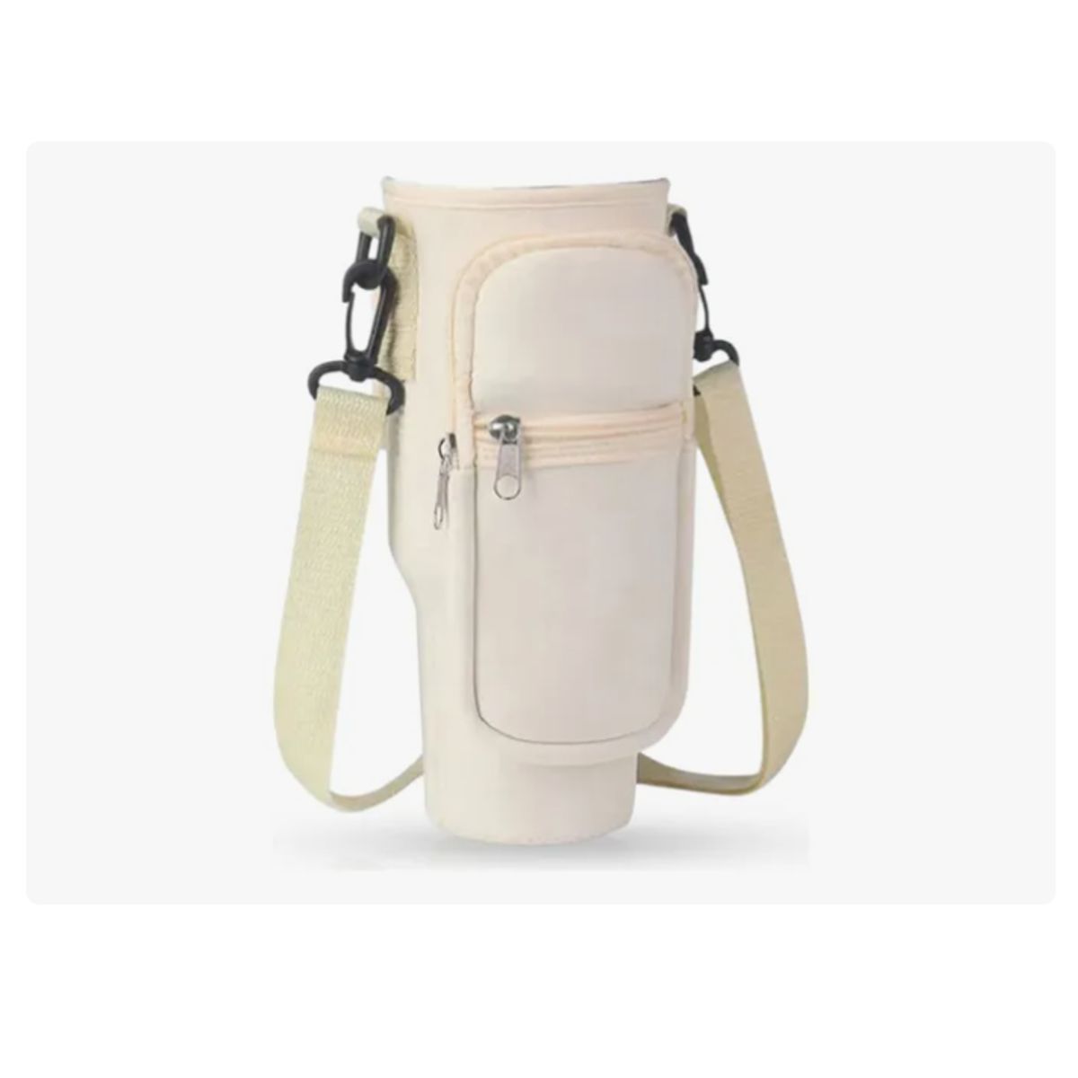 INNOVA - Funda Porta Termo Compatible Stanley Con Compartimientos Beige