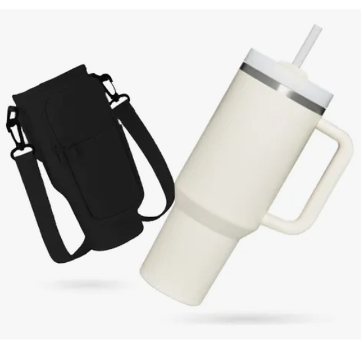 INNOVA - Termo Acero Inoxidable 40oz Con Funda Porta Termo Correa Ajustable