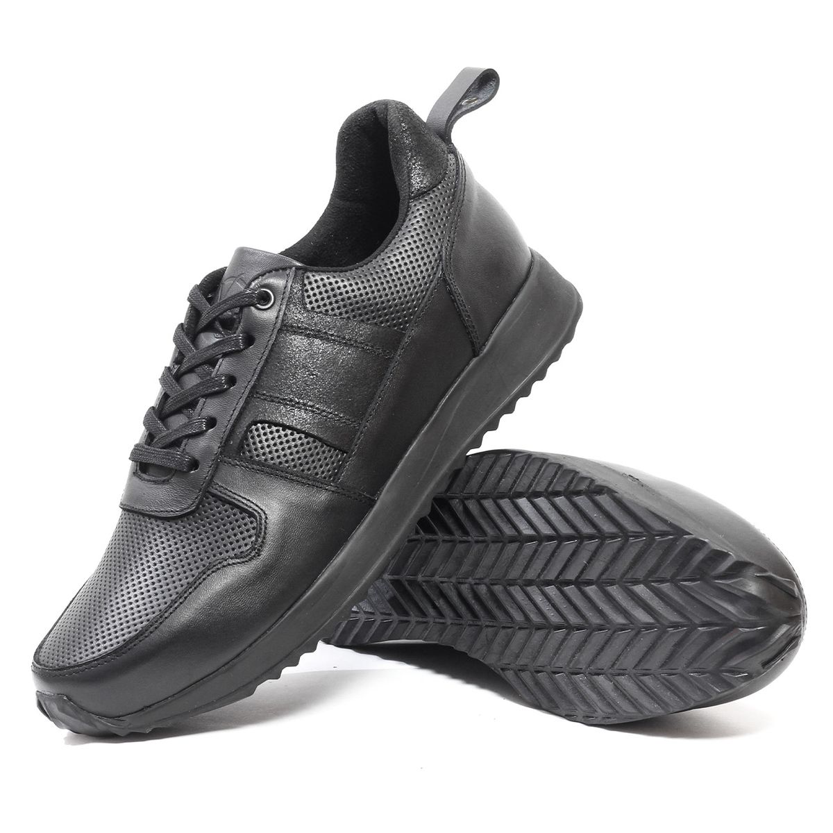 VILLABONR - Tenis Cuero Hombre VillabonR VW-3030 Negro