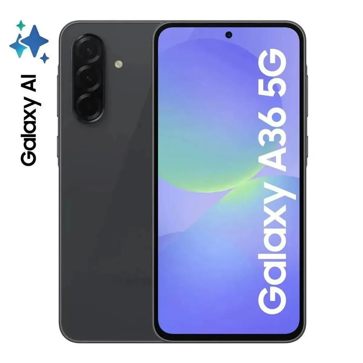 SAMSUNG - Celular Samsung A36 5G 256GB-8GB RAM-Cámara 50 MP-Frontal 12MP-6.7"  Negro