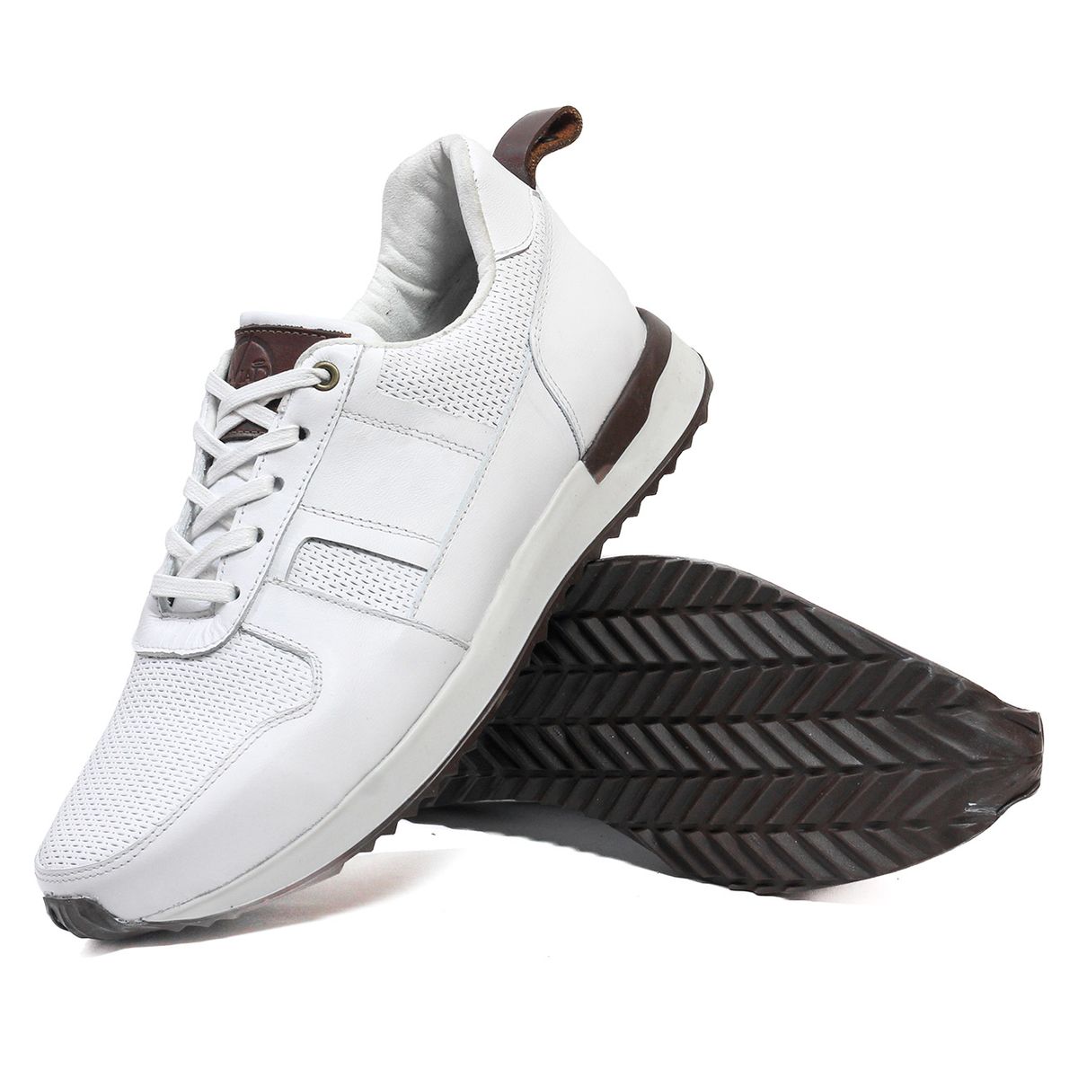 VILLABONR - Tenis en Cuero para Hombre VillabonR VW-3032 Blanco