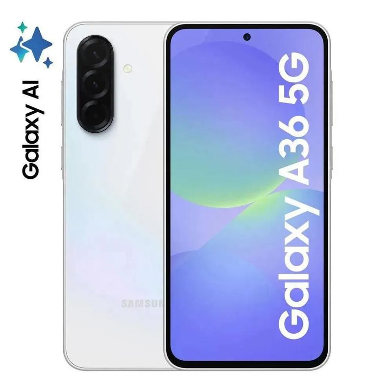 SAMSUNG - Celular Samsung A36 5G 256GB-8GB RAM-Cámara 50 MP-Frontal 12MP-6.7"-Gris