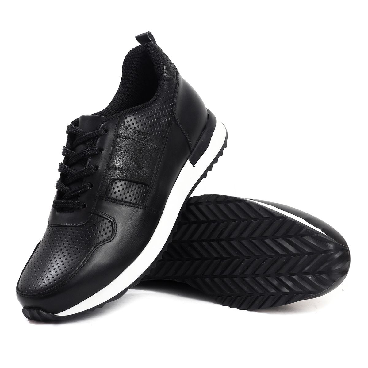 VILLABONR - Tenis en Cuero para Hombre VillabonR VW-3033 Negro