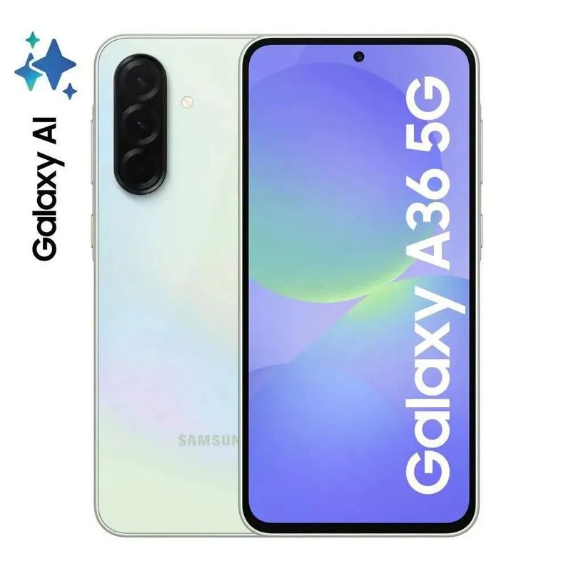 SAMSUNG - Celular Samsung A36 5G 256GB-8GBRAM-Cámara 50 MP-Frontal 12MP-6.7" Verde
