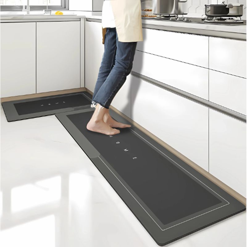 GENERICO - Tapete Alfombra Cocina Absorbente Y Antideslizante Juego X2