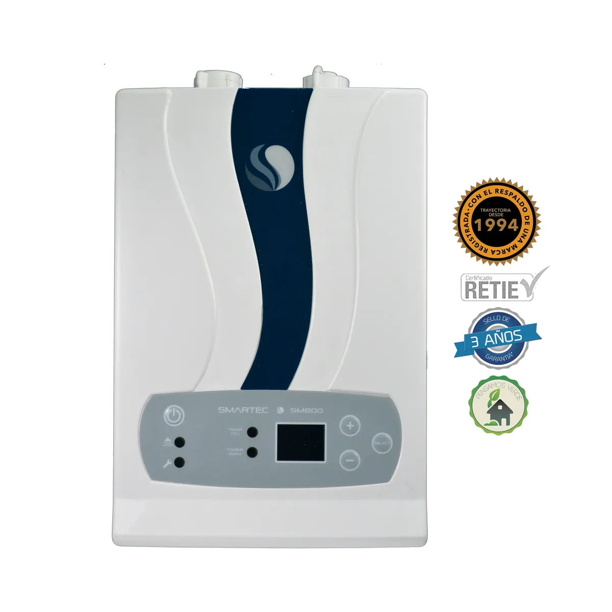 SMARTEC - Calentador Eléctrico Smartec 15 Lt Paso Trif/Bif