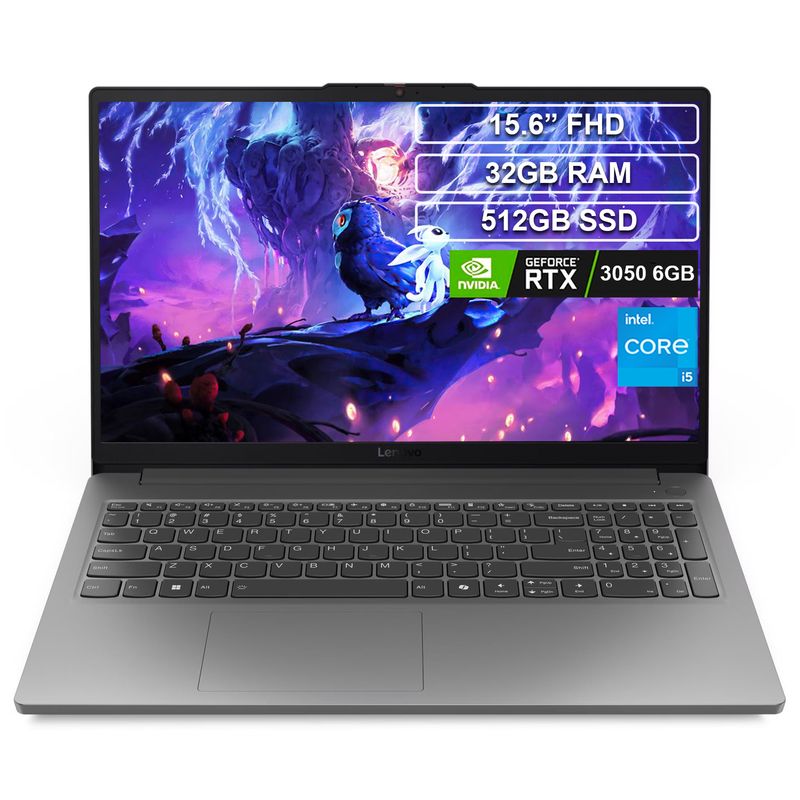 LENOVO - Portátil Lenovo LOQ Core i5 12450HX 32GB 512GB RTX 3050 FHD