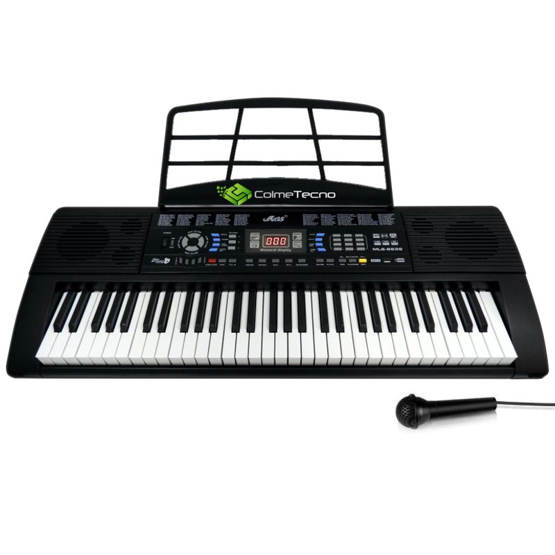 GENERICO - Organeta Piano Electrónico MLS-6639 61 Teclas 128 Tonos