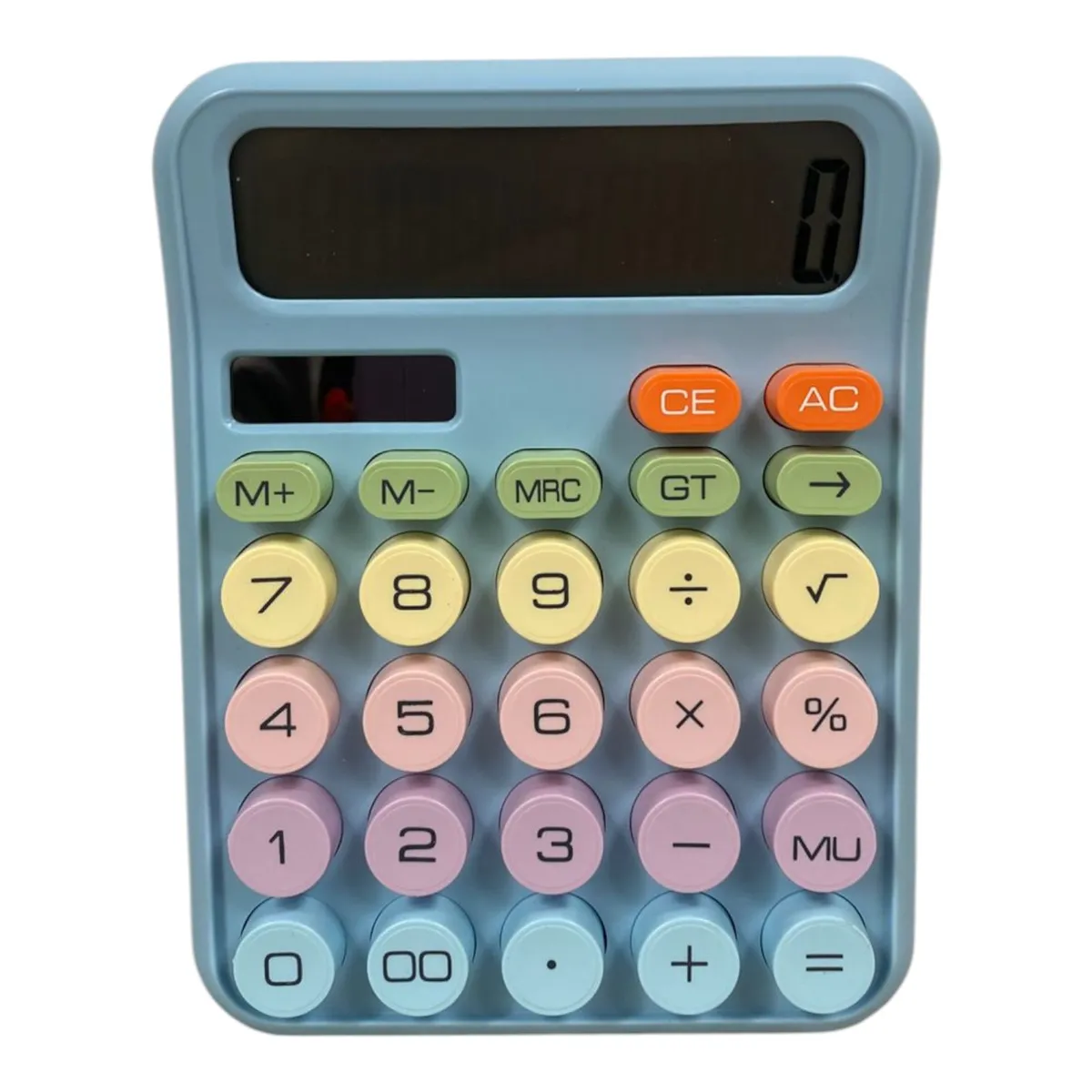 GENERICO - Calculadora Portátil Para Oficina Y Hogar Azul Pastel