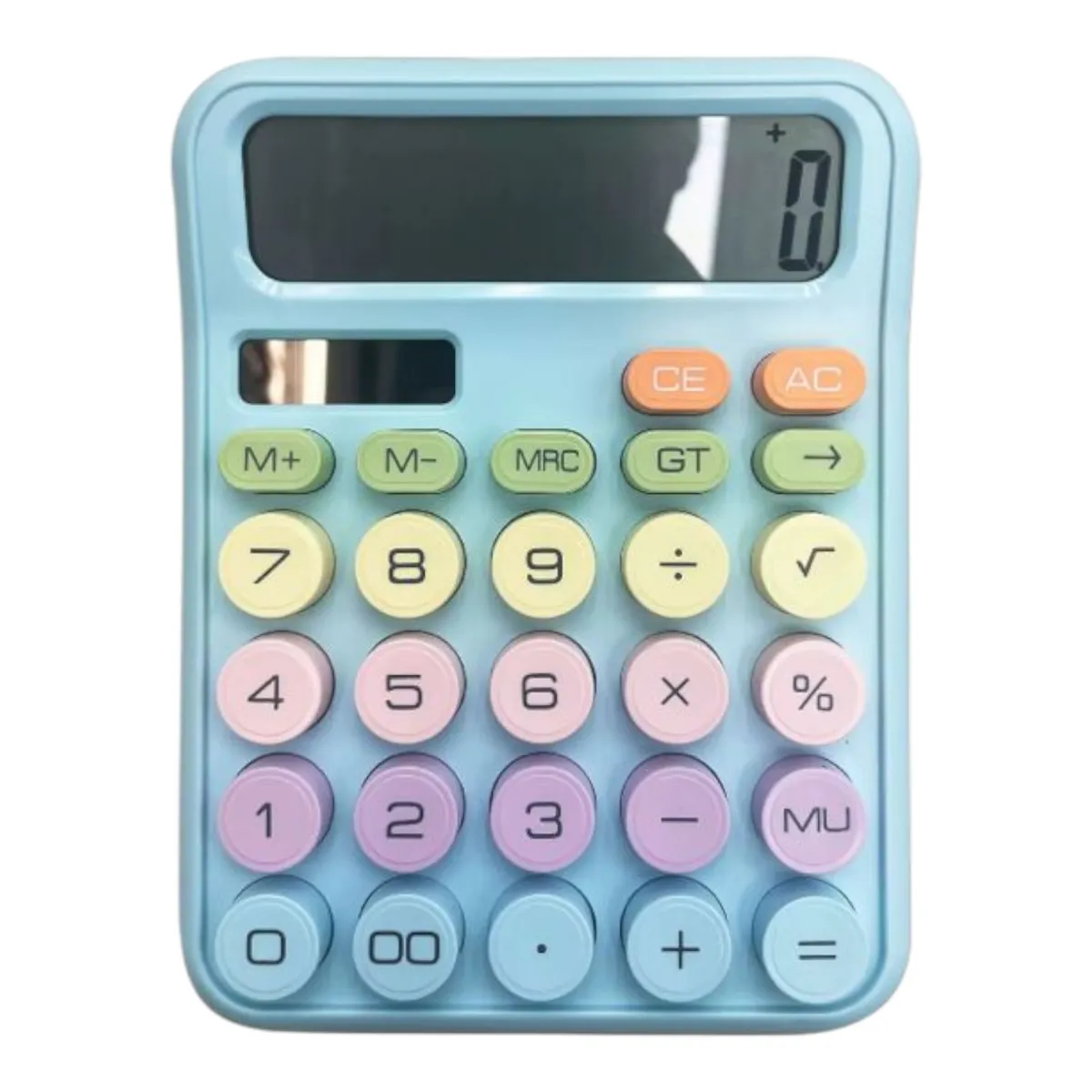 GENERICO - Calculadora Portátil Para Oficina Y Hogar Azul Pastel