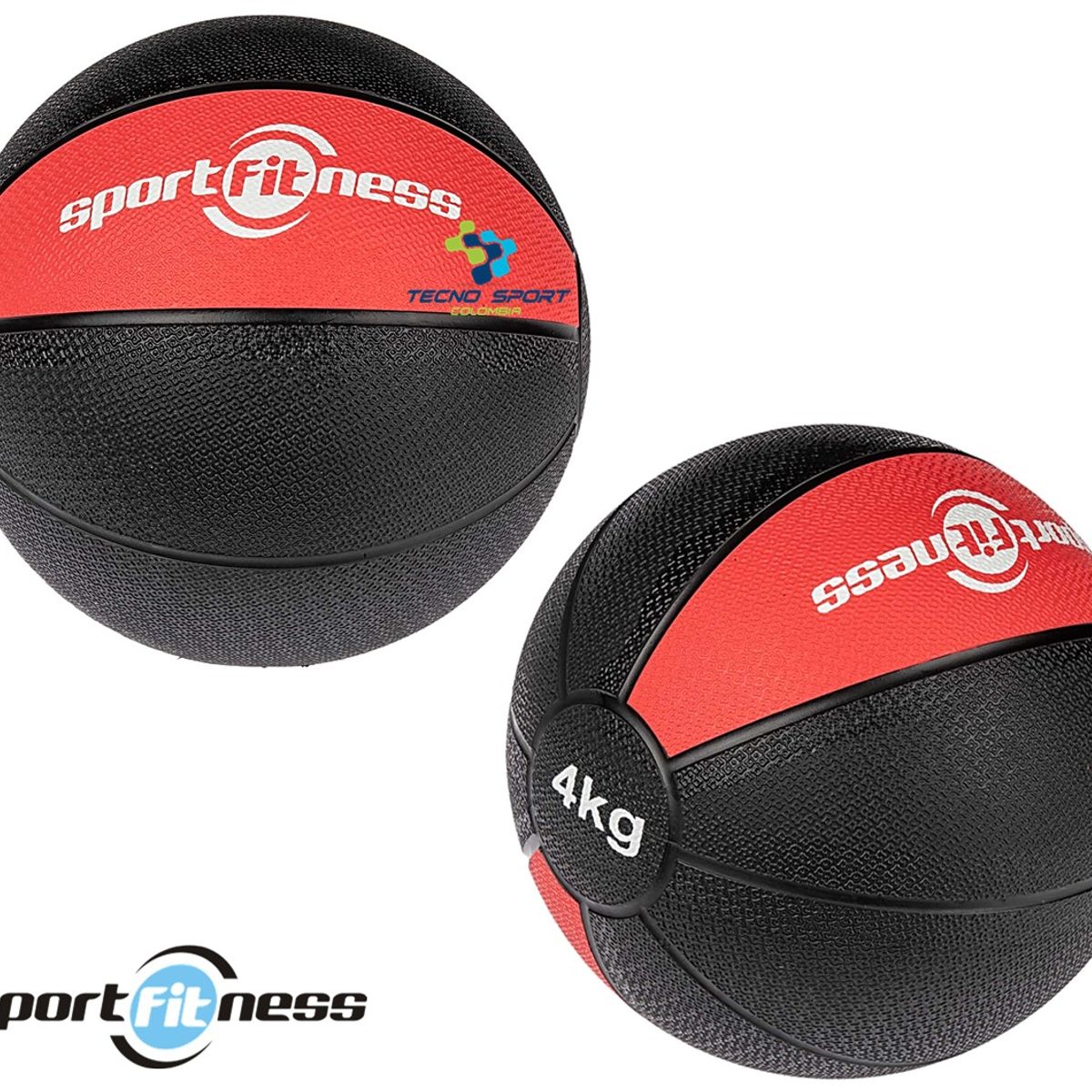 SPORT FITNESS - Balón Crossfit Rebote 4 Kg Sportfitness Pelota Medicinal Gym