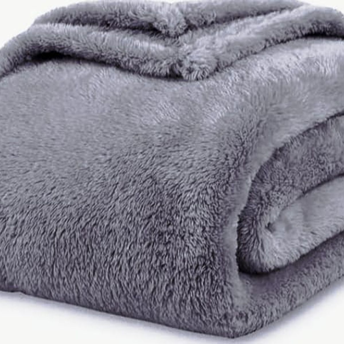 SIRENITAS - Cobija térmica sherpa 3x2 metros Cama King Gris
