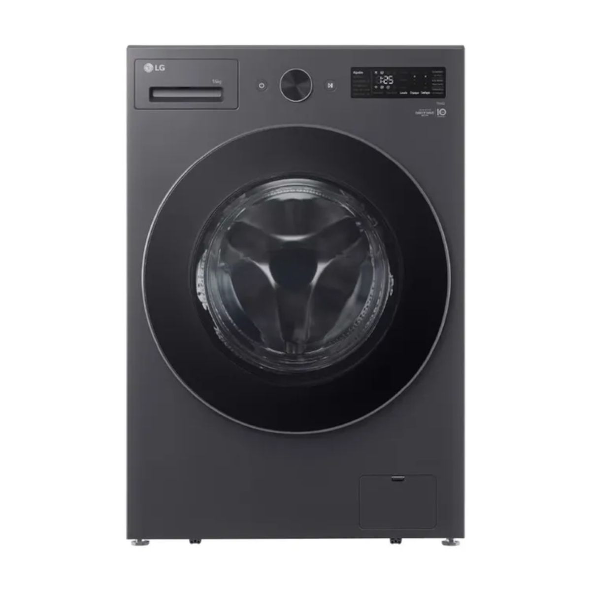 LG - Lavadora LG Carga Frontal 16 Kilos WO16EGNTSP Negra