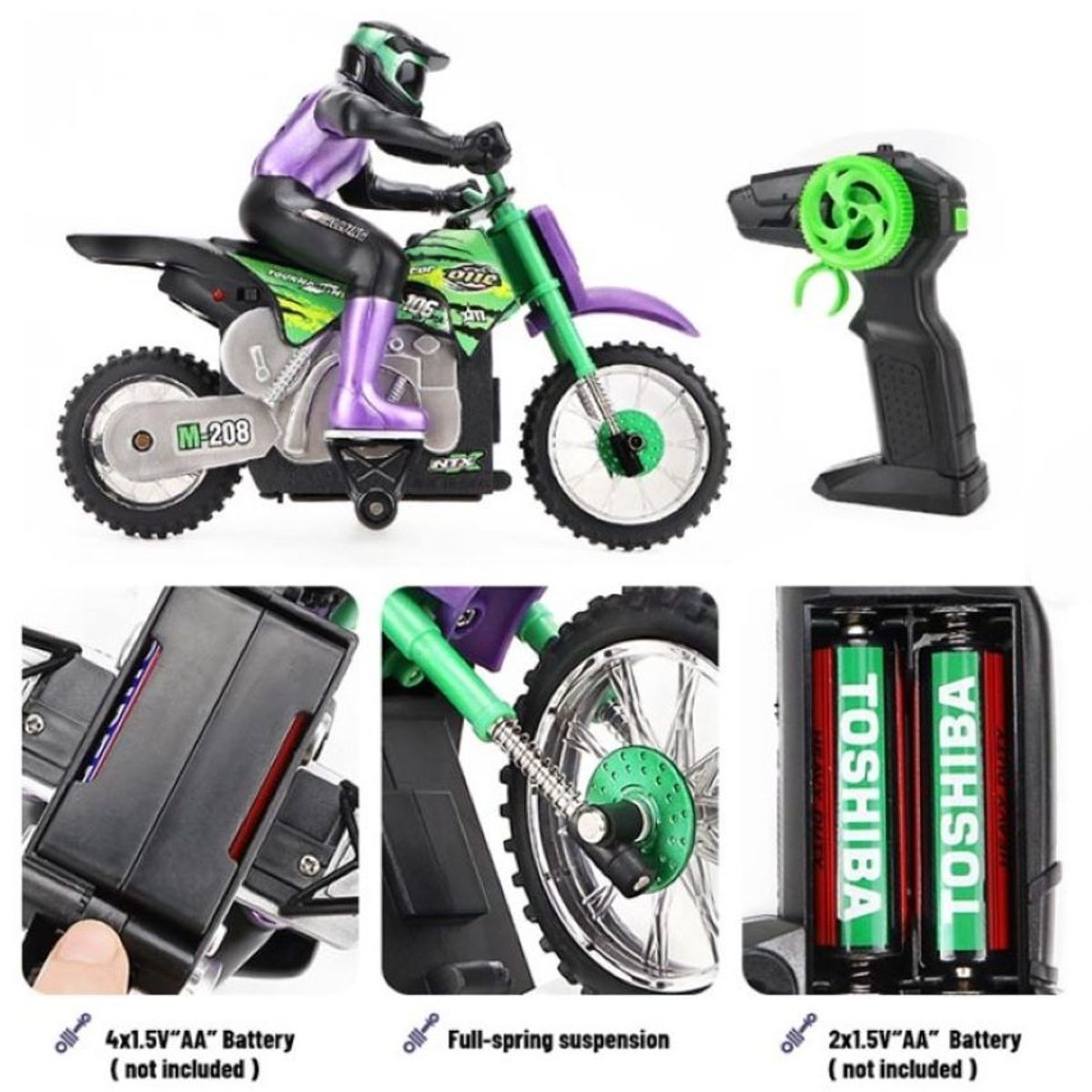 ZHOPI CO - Moto Acrobatica A Control Remoto Drifting Stunt Rc