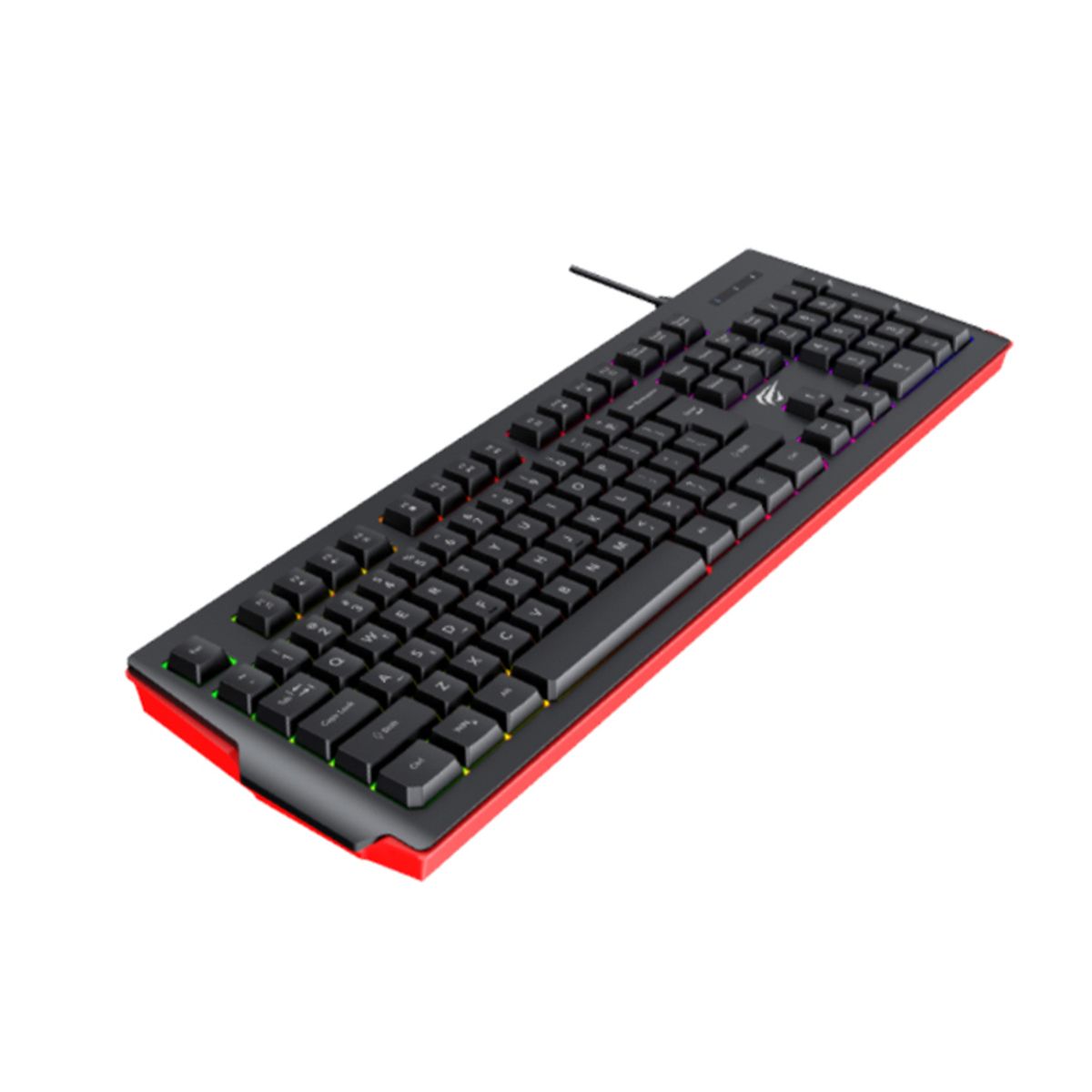 XTECH - TECLADO GAMER HAVIT MEMBRANA RGB USB NYLON FUNCIONES RAPIDAS
