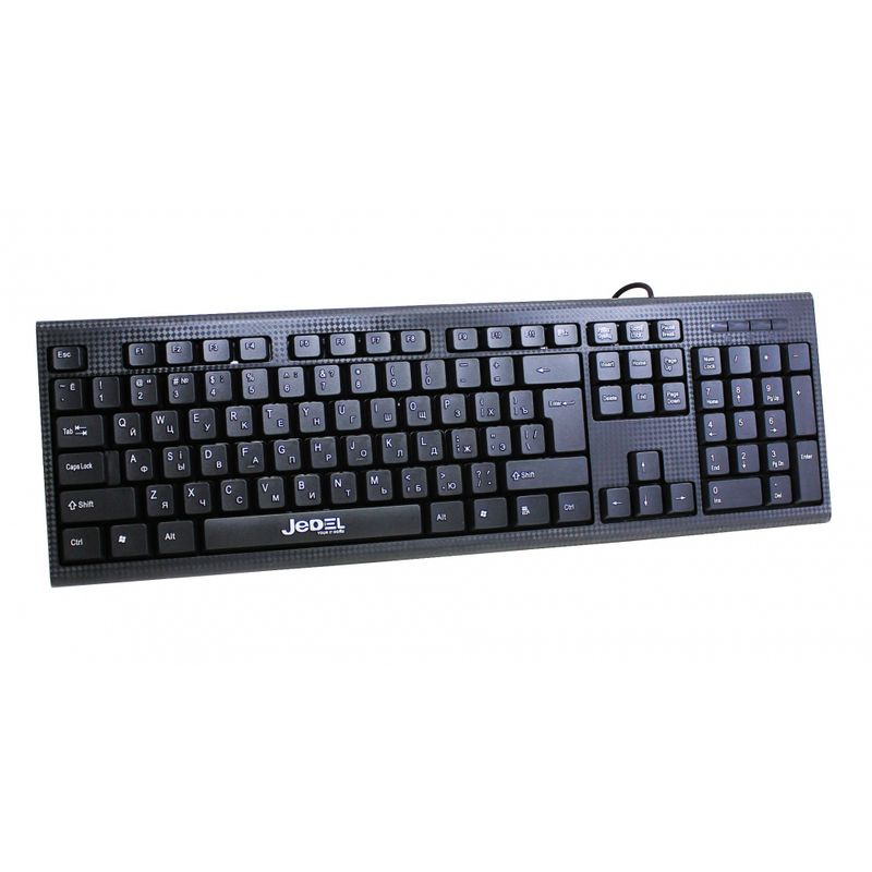 ZER - TECLADO ALAMBRICO NEGRO USB NUMERICO OFICINA 104 TECLAS
