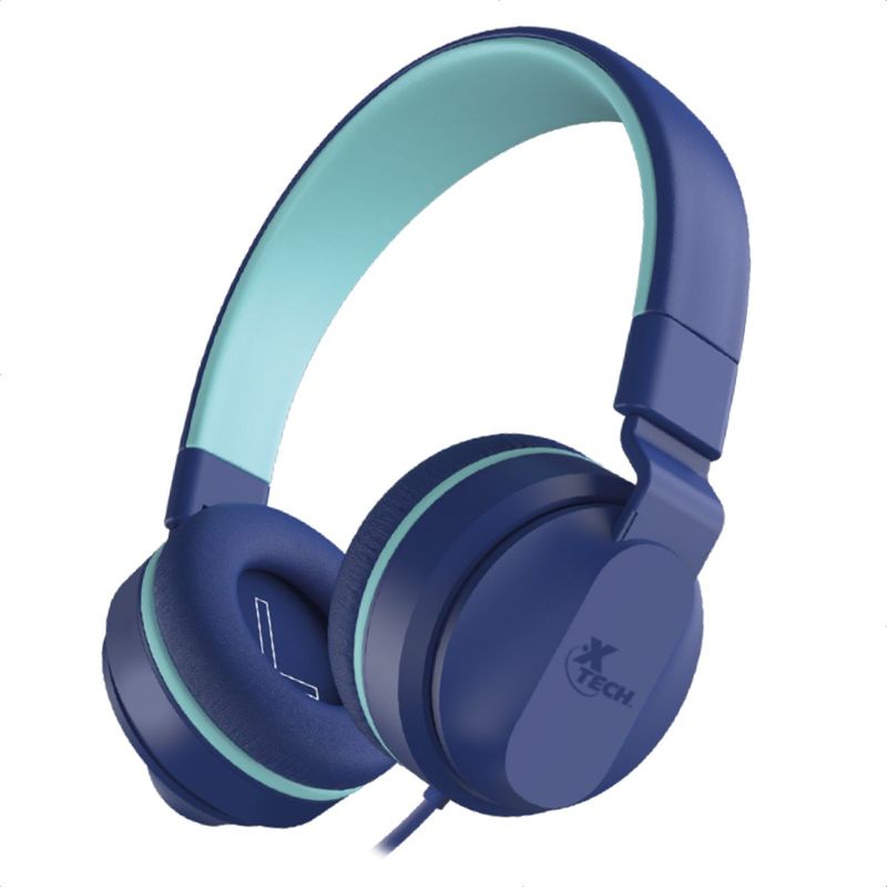 XTECH - Diadema Cable Niños Xtech Avid  Micrófono Y Límite Volumen