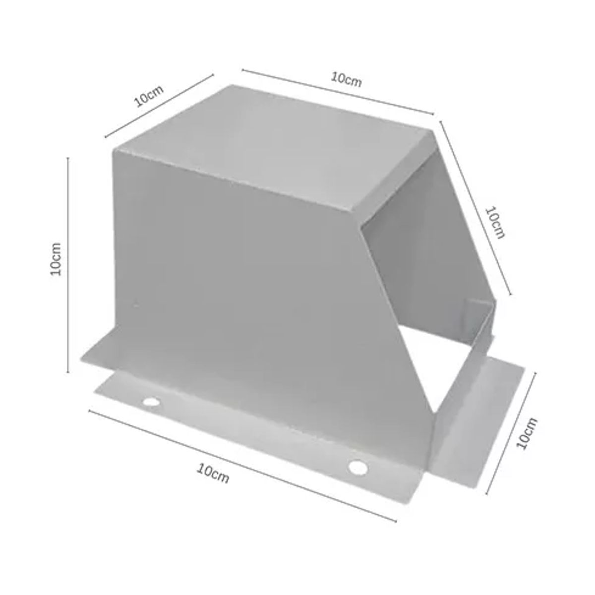 ZER - PROTECTOR METALICO PARA CAMARA DOMO PEQUEÑA BLANCO