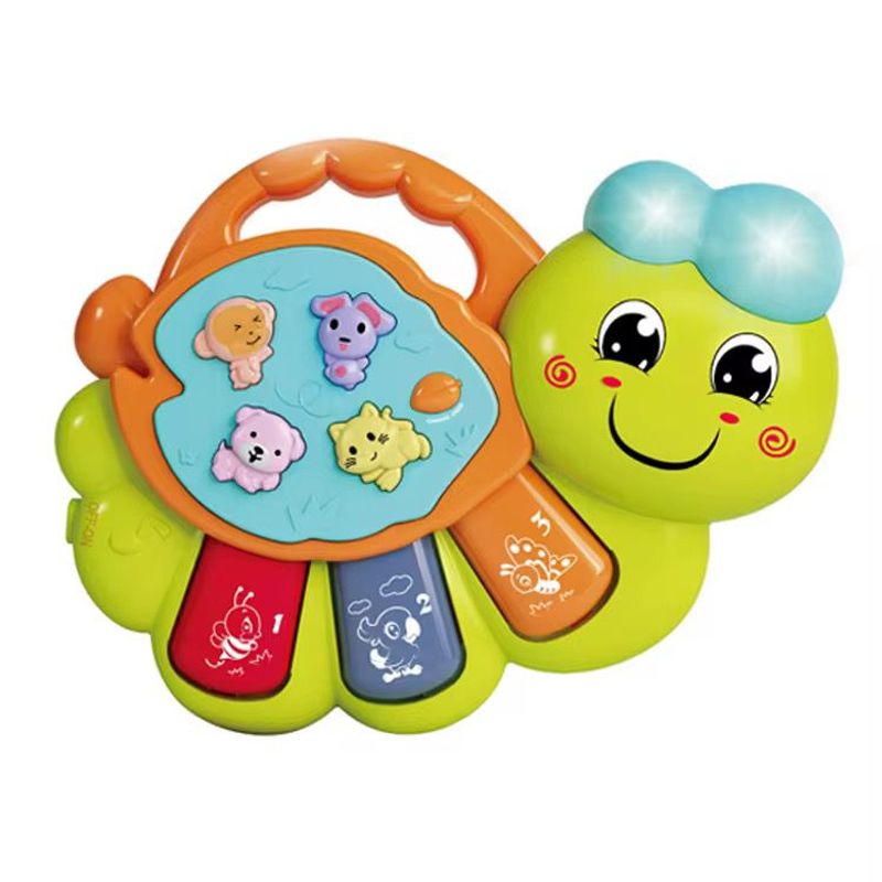 GENERICO - Mini Piano Para Niños Juguete Diseño Gusanito Verde