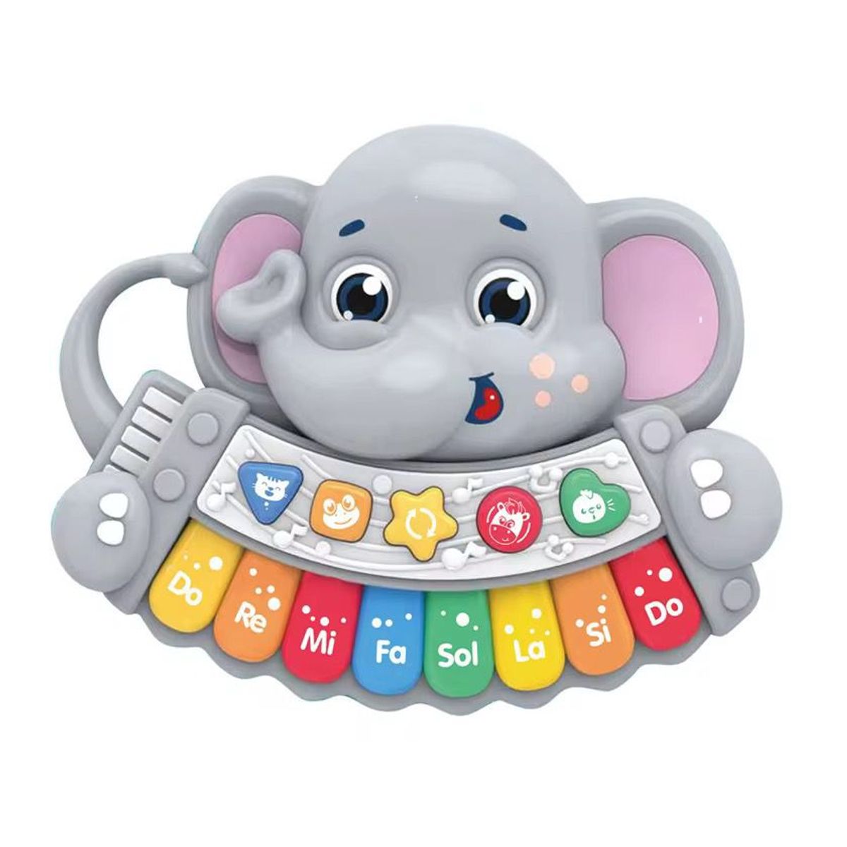 GENERICO - Mini Piano Para Niños Juguete Diseño Elefante Gris