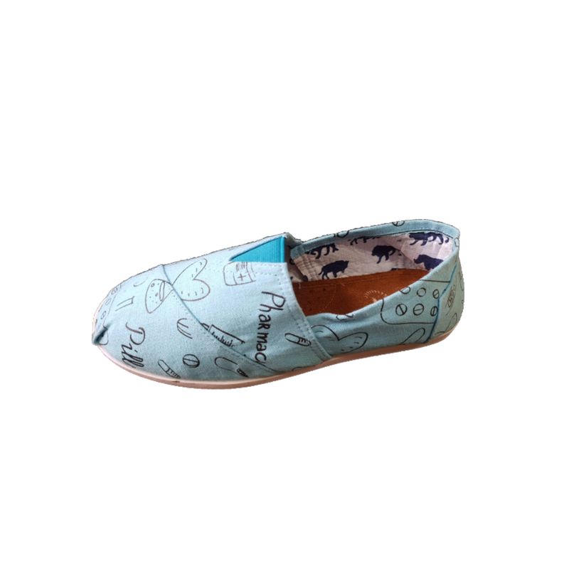 100 - Zapatillas Azules Cartoon
