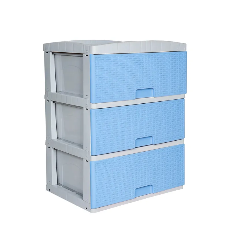 COLPLAST - Practimueble Grande Colplast X 3 Rattan