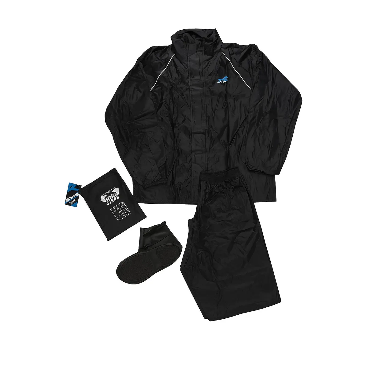 INDUCASCOS - Traje Impermeable Para Moto Chaqueta Pantalon + Obsequio Botas