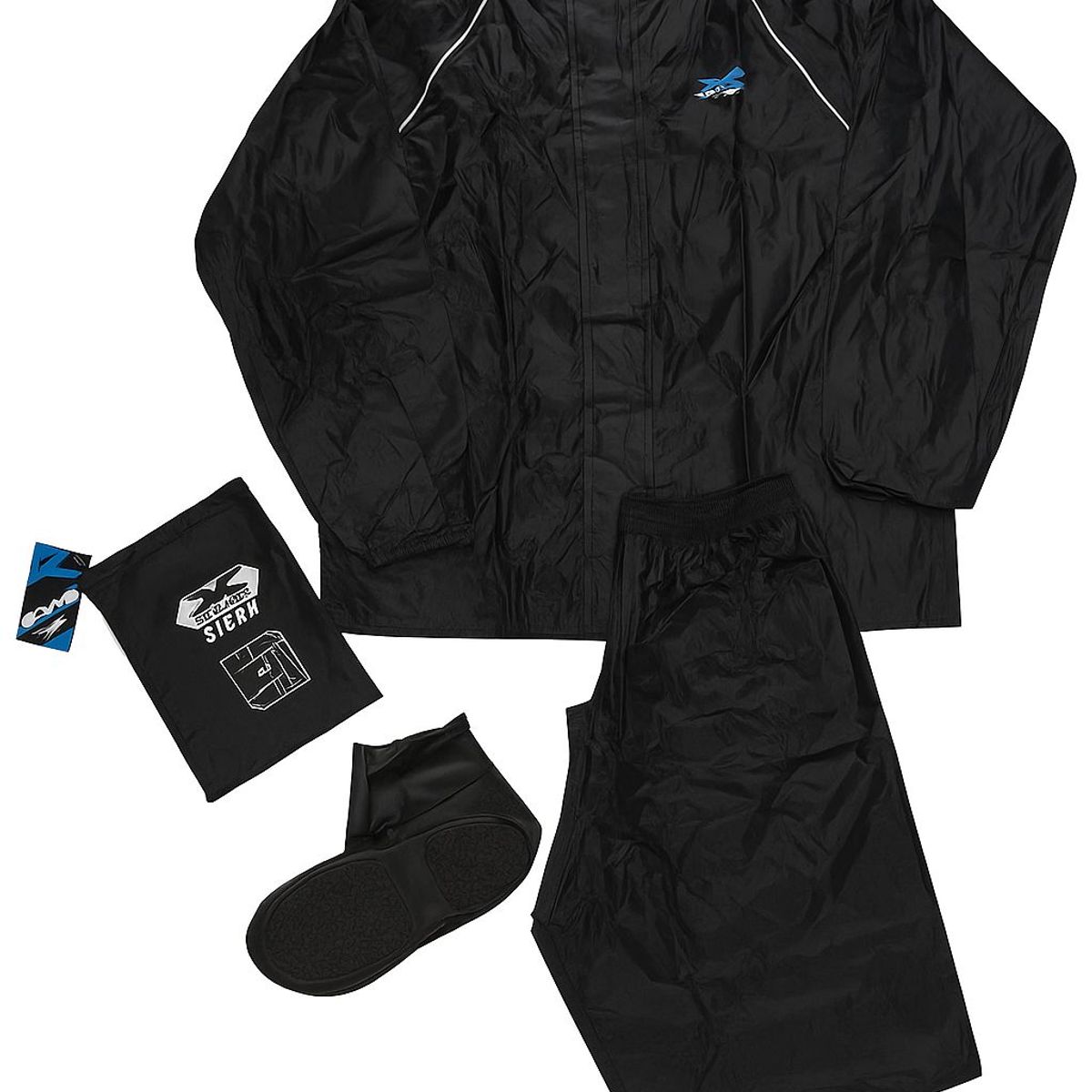 INDUCASCOS - Traje Impermeable Para Moto Chaqueta Pantalon + Obsequio Botas