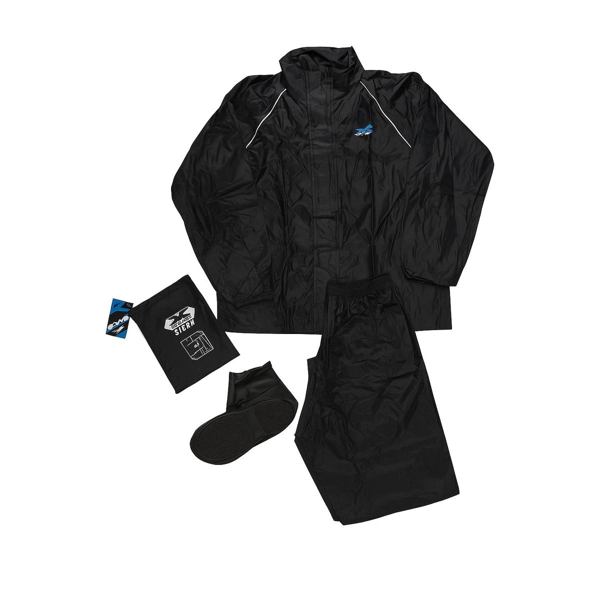 INDUCASCOS - Traje Impermeable Para Moto Chaqueta Pantalon + Obsequio Botas